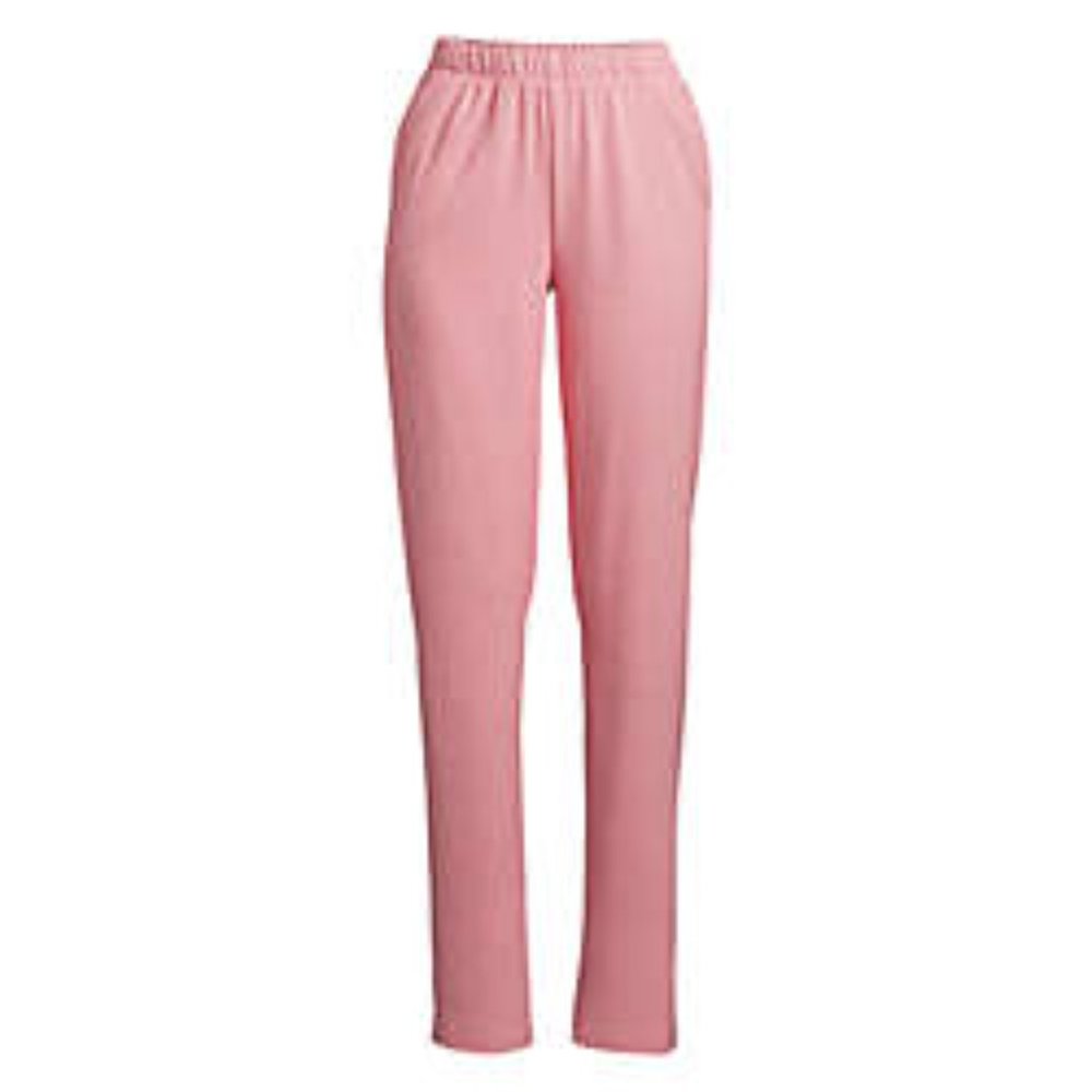 Lands' End Women's Plus Size Sport Knit Elastic Waist Pull On Pant/Size 1X/NWOT